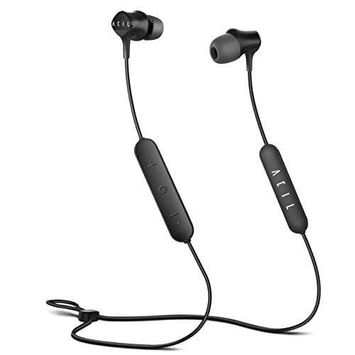 Noise Cancelling Bluetooth in-Ear Headphones w/Mic & Magnetic Feature Bluetooth Earbuds Hybrid Dual Drivers Superb HiFi Stereo ACIL Wireless Earbuds 12H Battery Sweatproof Ultra Comfort Secure Fit